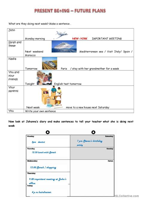 Future Plans English Esl Worksheets Pdf And Doc