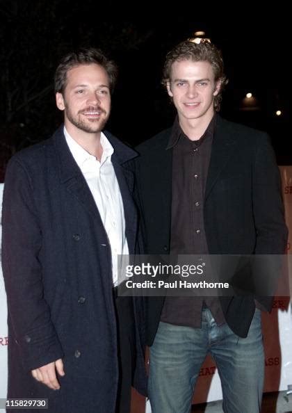 Peter Sarsgaard and Hayden Christensen during "Shattered Glass" - New ...