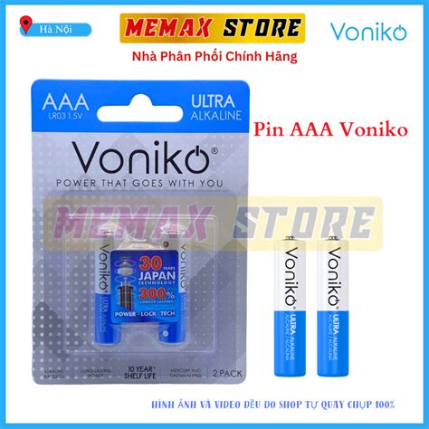 Ch Nh H Ng Pin Aa Aaa Ultra Alkaline Voniko V Pin Dung L Ng Cao