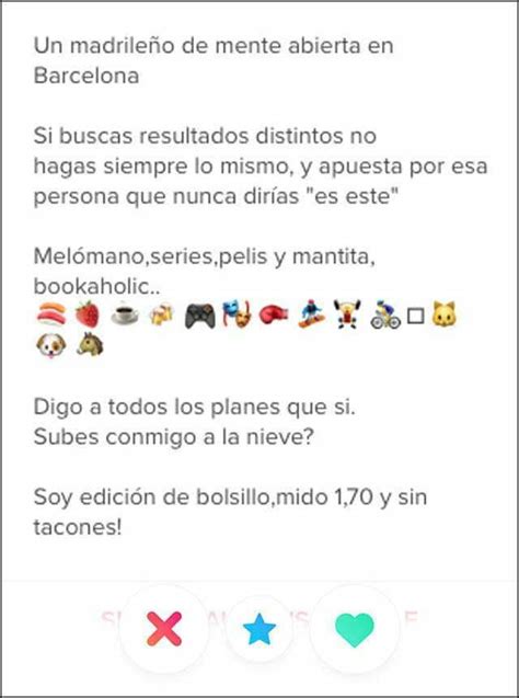 Qu Poner En La Descripci N De Tinder