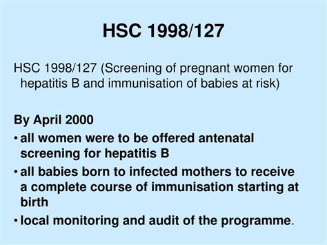 Ppt Nsc Antenatal And Newborn Screening Programmes Powerpoint