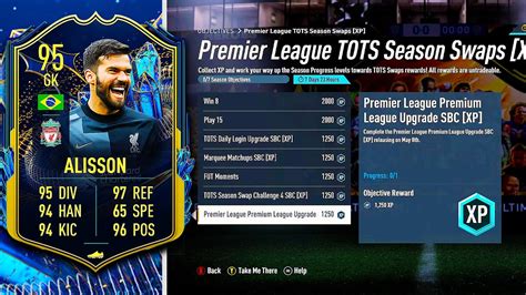 How To Complete Premier League Tots Season Swaps Objectives Fifa