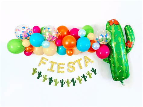 Fiesta Party Decorations Fiesta Theme Party Kit Cactus - Etsy