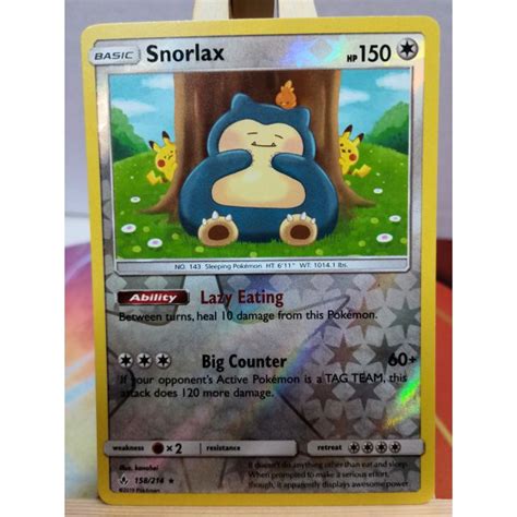 Snorlax Pokemon Card