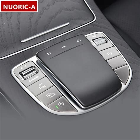 Center Console Gear Shift Buttons Decal Decoration Cover Trim For