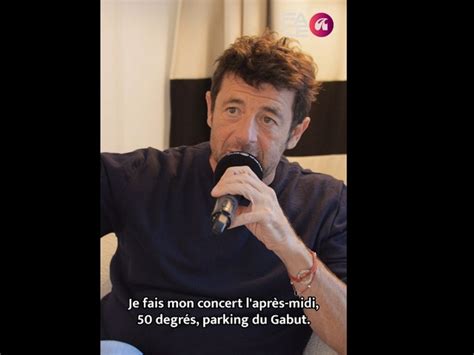 Patrick Bruel Raconte L Histoire De Casser La Voix Vid O