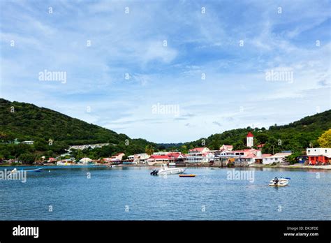 Village and harbor of Deshaies, Guadeloupe Stock Photo: 63387562 - Alamy