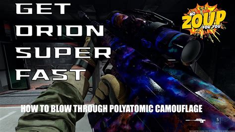 How To Unlock Polyatomic And Orion Camouflage Super Fast In Call Of