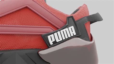 Red Puma Running Shoes model - TurboSquid 2004189