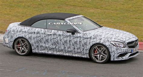 New Mercedes-AMG C63 S Convertible Spied Blasting Its 503 Horses On The ...