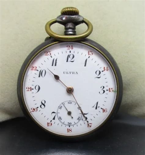 ANCIENNE MONTRE GOUSSET mouvement mécanique ULTRA Old Pocket Watch EUR