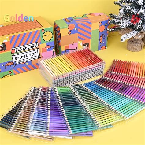 Jual Limited Edition Brutfuner 520Pcs Colored Pencils Professional