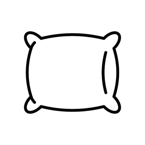 Premium Vector Pillow Icon Vector Design Template In White Background