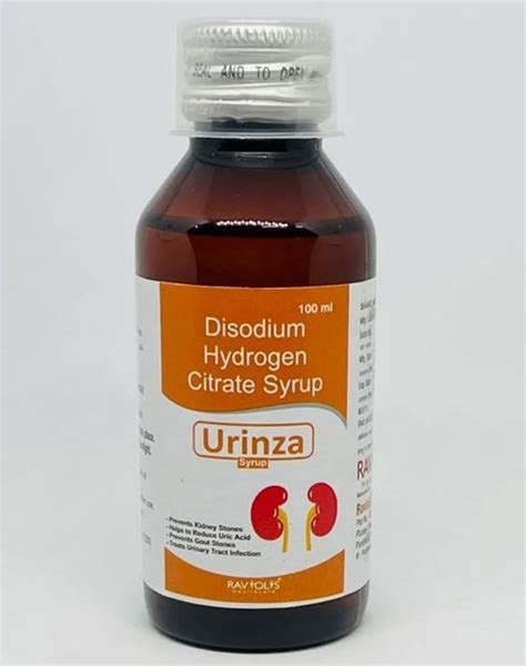 Disodium Hydrogen Citrate Syrup 100 Ml 400 Mg At Rs 12 Bottle In