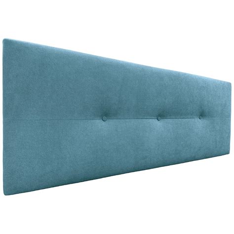 DHOME Tête de lit en tissu Aqualine avec Boutons 145x50cm Lits 135 140