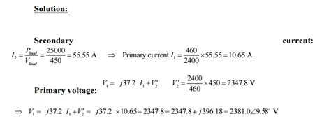 Solved Problems Transformer Electrical Machines