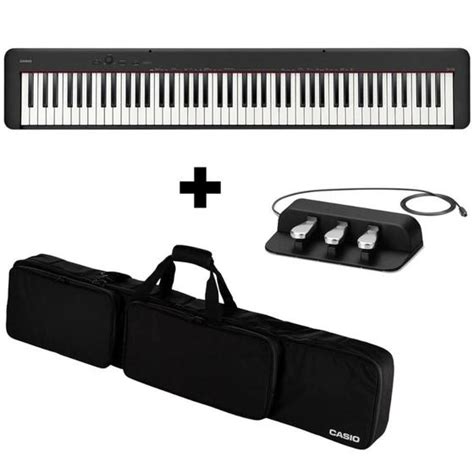 KIT Piano Digital CDP S150 BK Preto Bag Pedal Triplo Casio