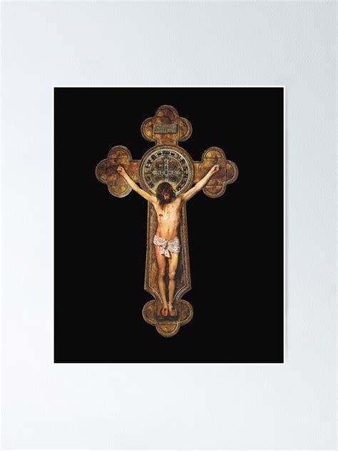 St Benedict Crucifix Cross Jesus Passion Stations Of The Cross Via