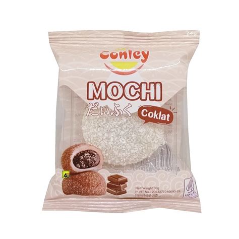 jual conley mochi rasa coklat susu cem premium lembut kenyal conley