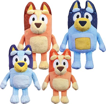 Amazon Exclusive Bluey Heeler Plush Set Available Mousesteps