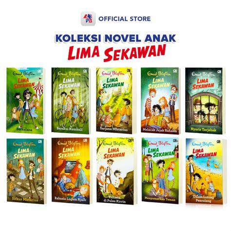 Jual Buku Novel Lima Sekawan Enid Blyton Menyamarkan Teman Rahasia