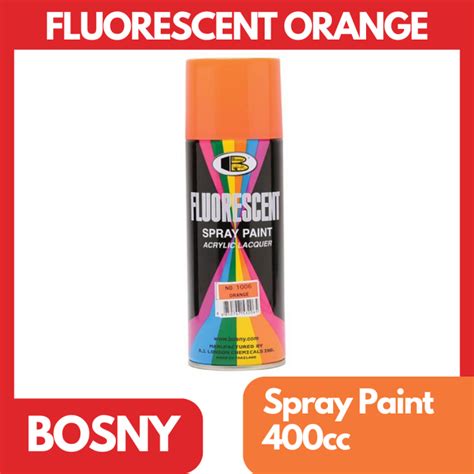 Bosny 1006 Fluorescent Orange Original Acrylic Spray Paint 400cc