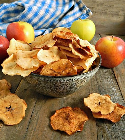 Oven Baked Apple Chips Frugal Hausfrau