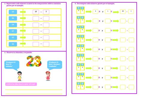 Composición Y Descomposición Numérica Hasta El 50 Xppp