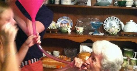 Keg Stands Are Next Grandma Imgur