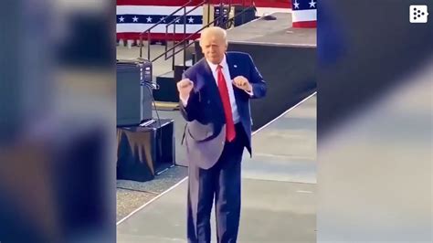 Trump Dances To Ymca During Florida Rally Youtube