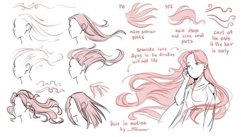 Pin By Ben On Art Ref How To Draw Hair Hair In The Wind Hair