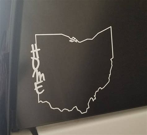 Ohio Car Decal Home Decal Ohio Car Sticker Home Car | Etsy