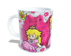 Caneca Princesa Peach Compre Produtos Personalizados No Elo