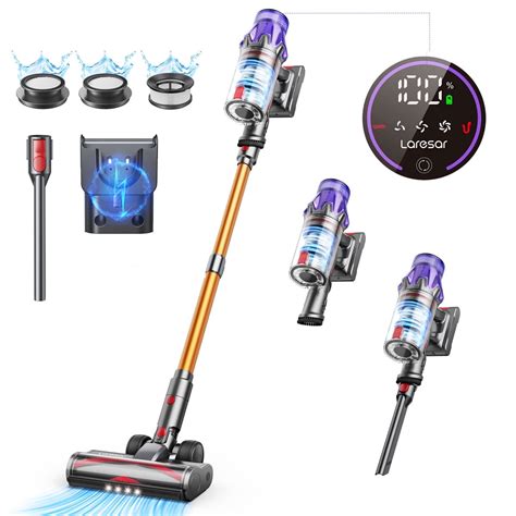 Laresar Cordless Stick Vacuum Cleaner 60mins 500W 50kpa With Charging