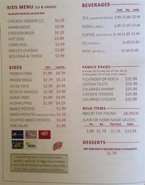 Cat Square Family Restaurant Menu in Vale, NC | Order Delivery & Reviews