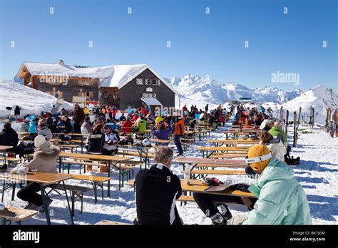 Mountain Restaurant St Anton Am Arlberg Tirol Austrian Alps Europe