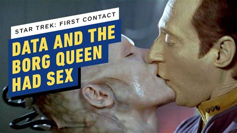 Data And The Borg Queen Totally Had Sex And Other Star Trek First