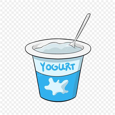 Yogurt Clipart Transparent Background, Cute Cartoon Yogurt, 55% OFF