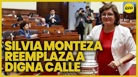 Silvia Monteza Es La Nueva Segunda Vicepresidenta De La Mesa Directiva