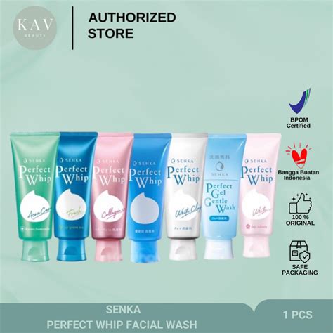 Jual SENKA Perfect Whip Facial Foam Perfect Gel Shopee Indonesia