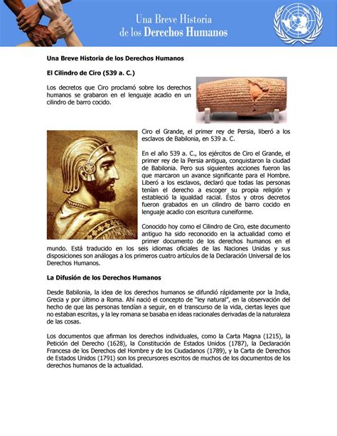 Historia Derechos Humanos Una Breve Historia De Los Derechos Humanos