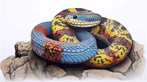 Are colorful snakes venomous?