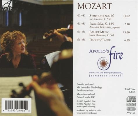 Apollo S Fire Mozart Cd Apollo S Fire Cd Album Muziek Bol