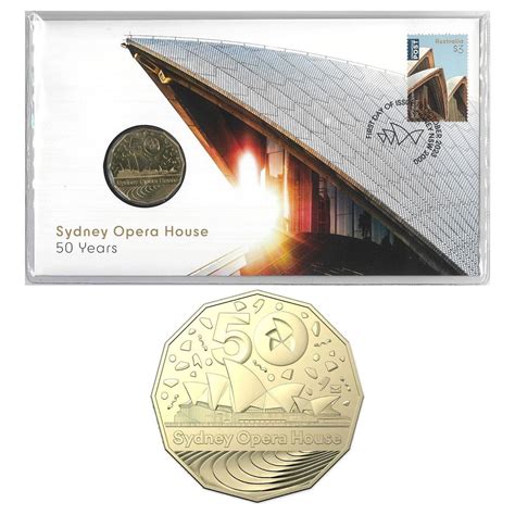 Royal Australian Mint 2023 50c UNC Coin Sydney Opera House PNC – My ...