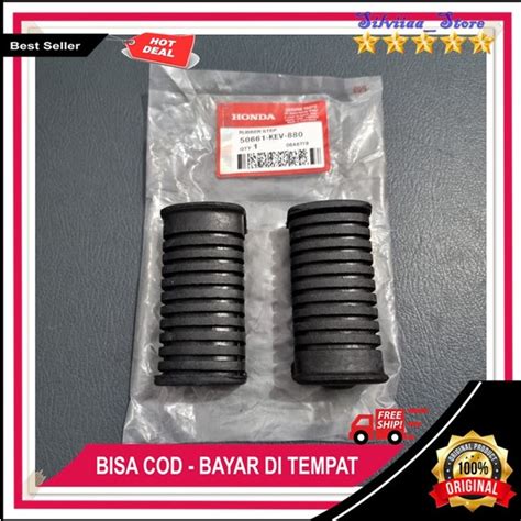 Jual Pijakan Kaki Supra X Depan Original Karet Foot Step Injakan