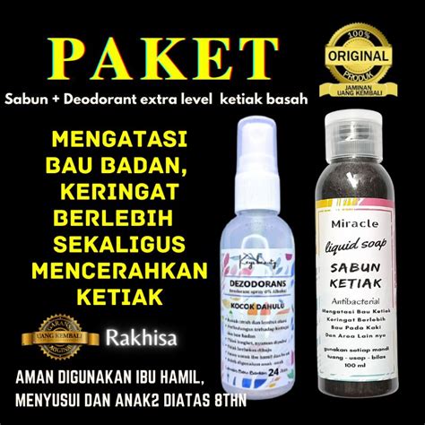 Jual PAKET PENGHILANG BAU BADAN DAN KERINGAT BERLEBIH AMPUH UNTUK LEVEL