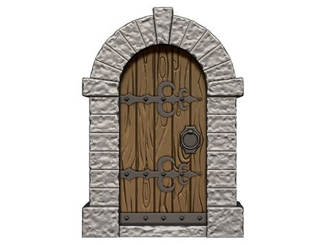 Castle / Medieval Door (doorway and block surround) by VogMan ...