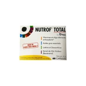 Nutrof Total Compl Ment Alimentaire A Vis E Oculaire Capsules