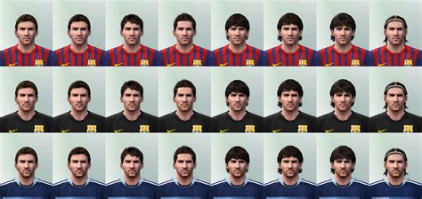 Editores De PES6 Face Pack ULTIMATE Lionel Messi By PIPA23 PES 6