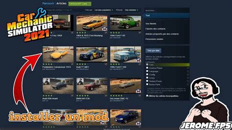 Fr Tuto Car Mechanic Simulator Comment Ajouter Des Voiture